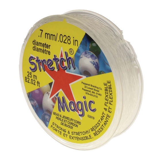 Picture of Stretch Magic Cord 0.7mm Clear x25m