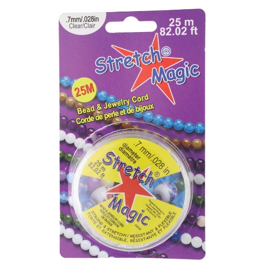 Picture of Stretch Magic Cord 0.7mm Clear x25m