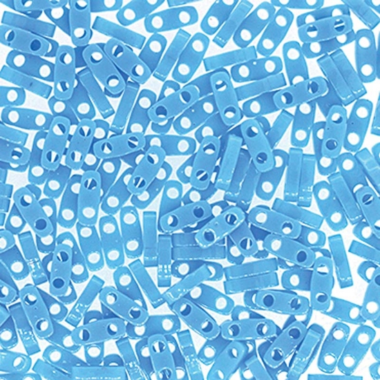 Picture of Miyuki Quarter Tila 413 Opaque Turquoise Blue x5g