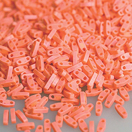 Picture of Miyuki Quarter Tila 406FR Mat Opaque Orange AB x5g