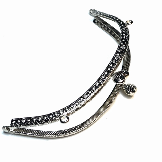 Picture of Bag Frame 16.5x8.5cm Silver Tone x1