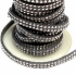 Picture of Flat Faux leather 5mm w/ crystals x10cm