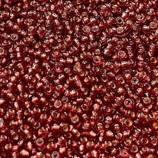 Picture of Miyuki Rocaille 11/0 4270 Duracoat Silver Lined Deep Rose x10g 