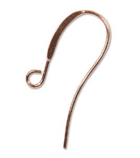 Picture of Hook Ear Wire 26mm Rose Gold x24