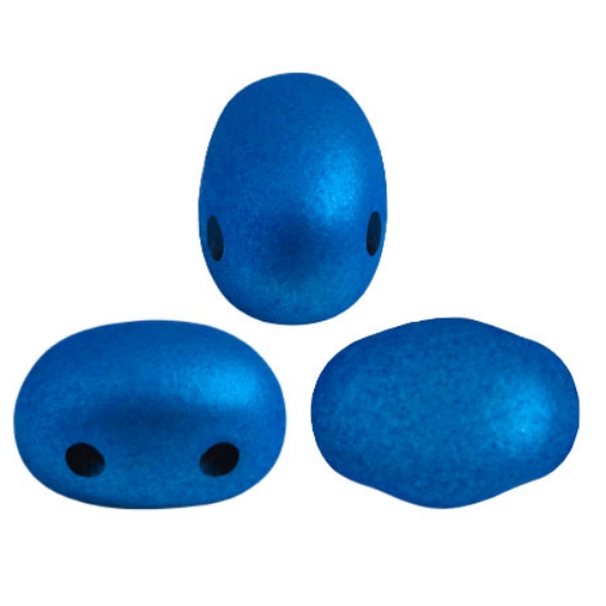 Picture of Samos® par Puca® 7x5mm Metalust Crown Blue Mat x10g