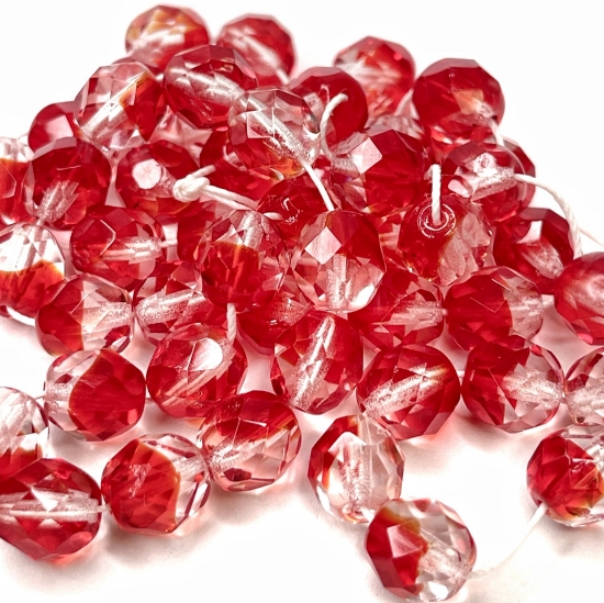 Picture of Fire-Polished 8mm Crystal - Red x20
