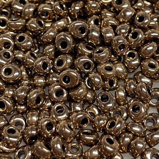 Picture of Miyuki Magatama 4mm 457 Metallic Dark Bronze x10g 