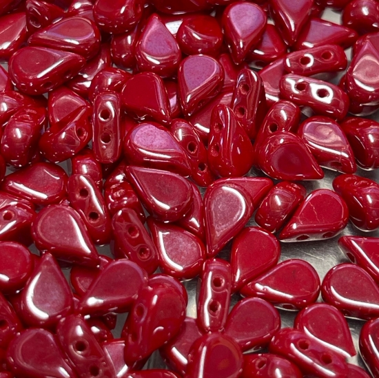 Picture of Amos® par Puca® 5x8mm Opaque Coral Red Luster x10g
