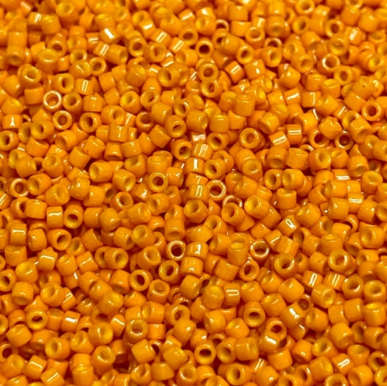 Picture of Miyuki Delica 11/0 DB2104 Duracoat Opaque Kumquat x10g