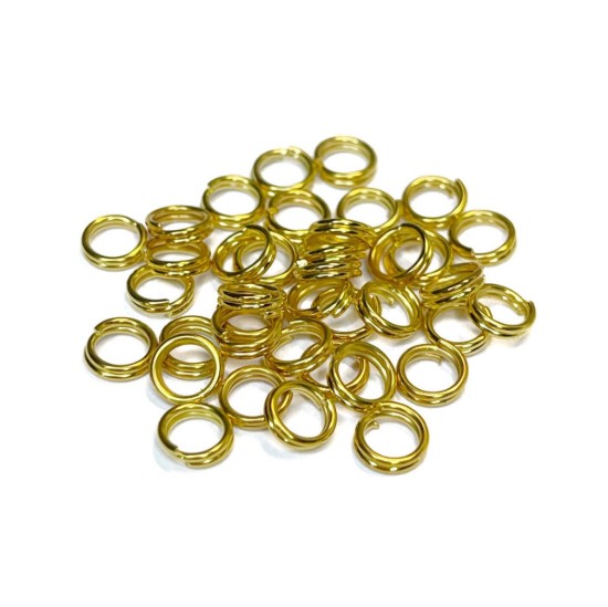 Image de Split Ring 7mm Gold x100