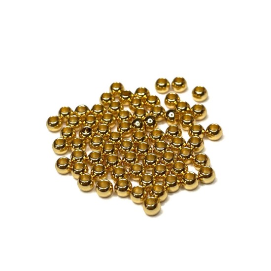 Afbeeldingen van Stainless Steel Bead 3x2mm Gold x16
