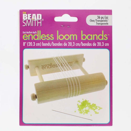 Picture of Endless Loom Bands 20,3cm Clear x36