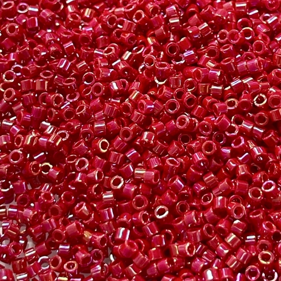 Picture of Miyuki Delica 11/0 DB162 Opaque Red AB x10g