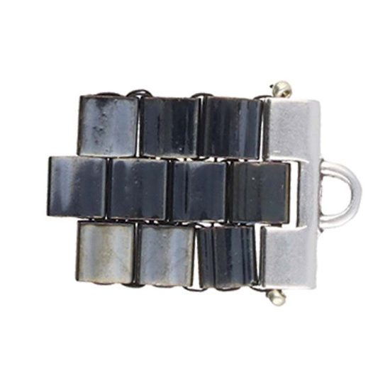 Picture of Cymbal - Soros II Tila Bead Ending Antique Silver x1