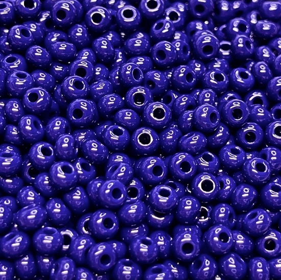Picture of Czech Seed Beads 6/0 Navy Blue x10g