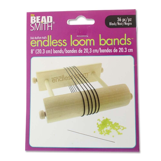 Picture of Endless Loom Bands 20,3cm Black x36