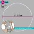 Picture of Endless Loom Bands 15,2cm Clear x72