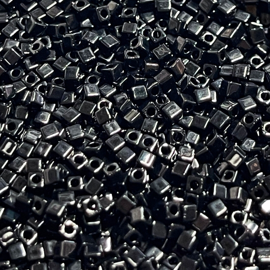 Picture of Miyuki Cubes 1.8mm 401 Black x10g
