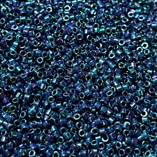 Picture of Miyuki Delica 11/0 DB1005 Metallic Royal Purple Gold Iris x5g