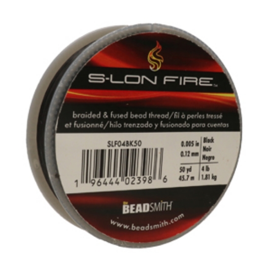 Picture of S-Lon Fire 0.12mm Black x45,72m