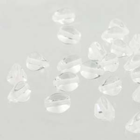 Picture of Pinch beads 7mm Crystal x25