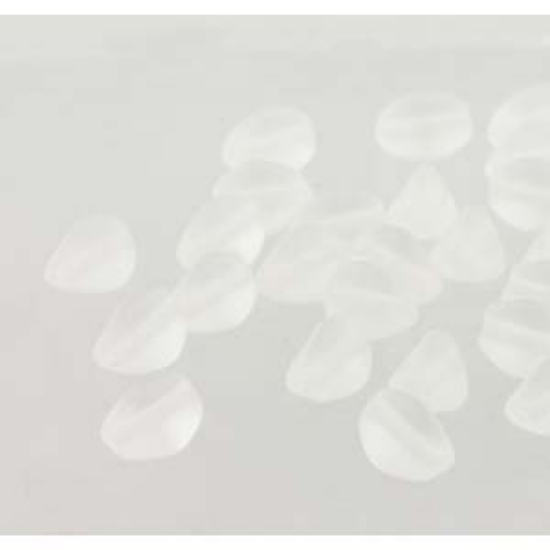 Picture of Pinch beads 7mm Crystal Mat x25