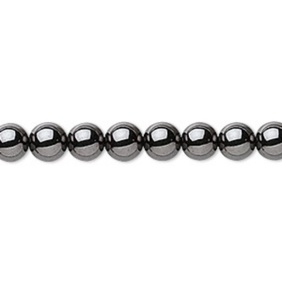Picture of Hematite bead (manmade) 6mm round x20