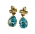 Picture of Preciosa Baroque Pear Maxima 18x13mm Aqua Bohemica x1