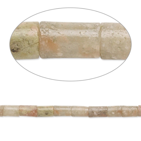 Picture of Autumn Jasper (natural) 5x3mm round Tube x38cm 