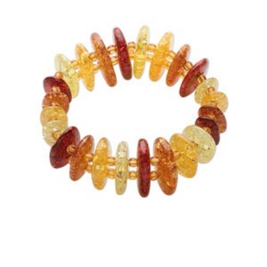 Picture of Stretch Bracelet Amber (imitation) x1