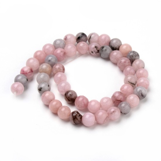 Picture of Plum Blossom Jasper beads 8mm round x38cm