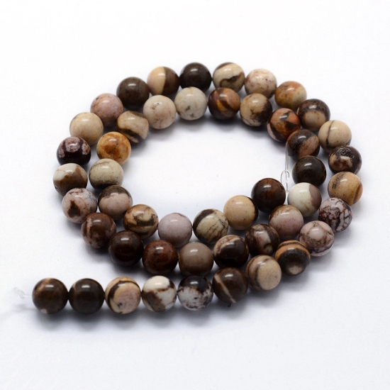 Picture of Bead Zebra Jasper 8mm round x38cm