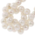 Picture of Acrylic Beads 8mm round White Pearl x100