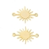 Picture of Link Sun 13mm 24kt Gold Plated x1