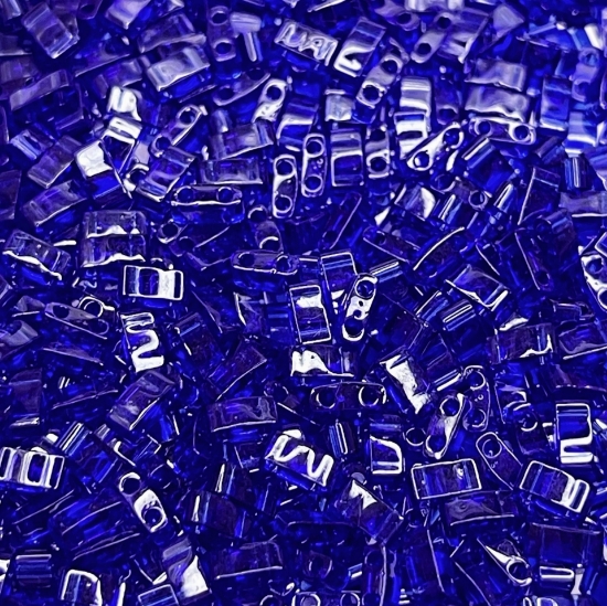Picture of Miyuki Half Tila 151 Tranparant Cobalt x5g