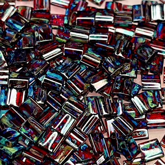 Picture of Miyuki Tila 4504 Picasso Garnet Transparant x5g
