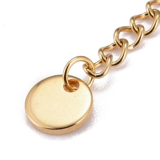 Picture of Stainless Steel Chain Extender 58mm w/ Tag Gold x5