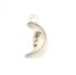 Picture of Acrylic Pendant Moon Face 24x17mm White x1