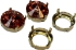 Picture of Cabochon setting 1122 Rivoli round 12mm Gold Tone x1 