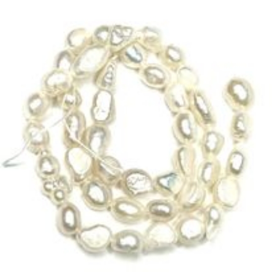 Picture of Pearl Cultured Freshwater Beads 7x6mm x35cm