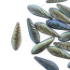 Picture of Glass Daggers 5x16mm Jet Mat Laser Feather x25