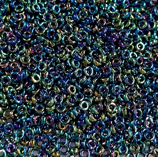 Picture of Miyuki Spacer 2.2mm 455 Metallic Variegated Blue Iris x5g