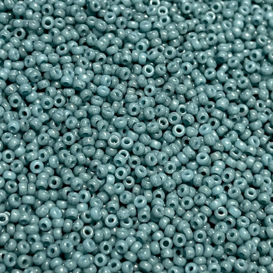 Picture of Miyuki Seed Beads 15/0 1685 Mat Grey/Blue x10g