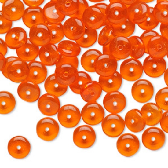 Picture of Preciosa Rondelle 6x2mm Orange x20