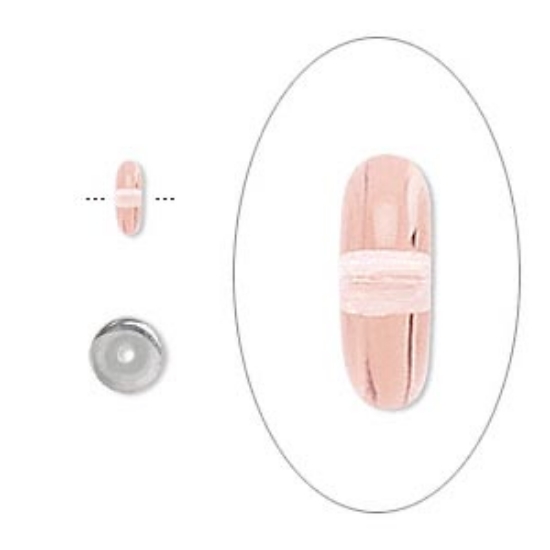 Picture of Preciosa Rondelle 6x2mm Light Rose x20