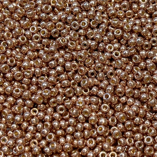 Picture of Miyuki Rocaille 11/0 5104 Duracoat Galvanized Light Champagne x10g