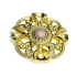 Picture of Vintage Acrylic Component 43mm setting 8mm Gold Coated x1