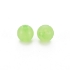 Picture of Acrylic Beads 8mm round Jelly Lime x100 