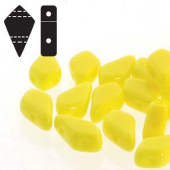Picture of Kite Beads 9x5mm Lemon x10g