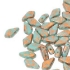 Picture of Kite Beads 9x5mm Copper Splash Turquoise Green x10g